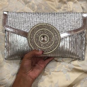 Silver clutch